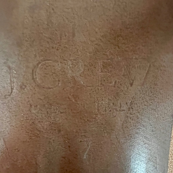 J.CREW Tan Leather Heeled Boots - Picture 7 of 9